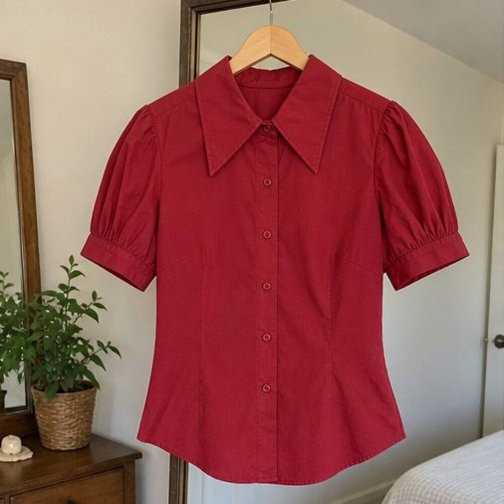 Burgundy Cami Blouse